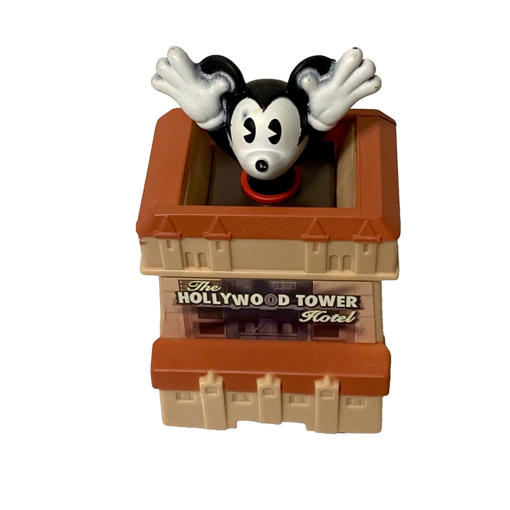 Mickey Mouse McDonald's Toy The Hollywood Tower Hotel Runaway Railway EUC
